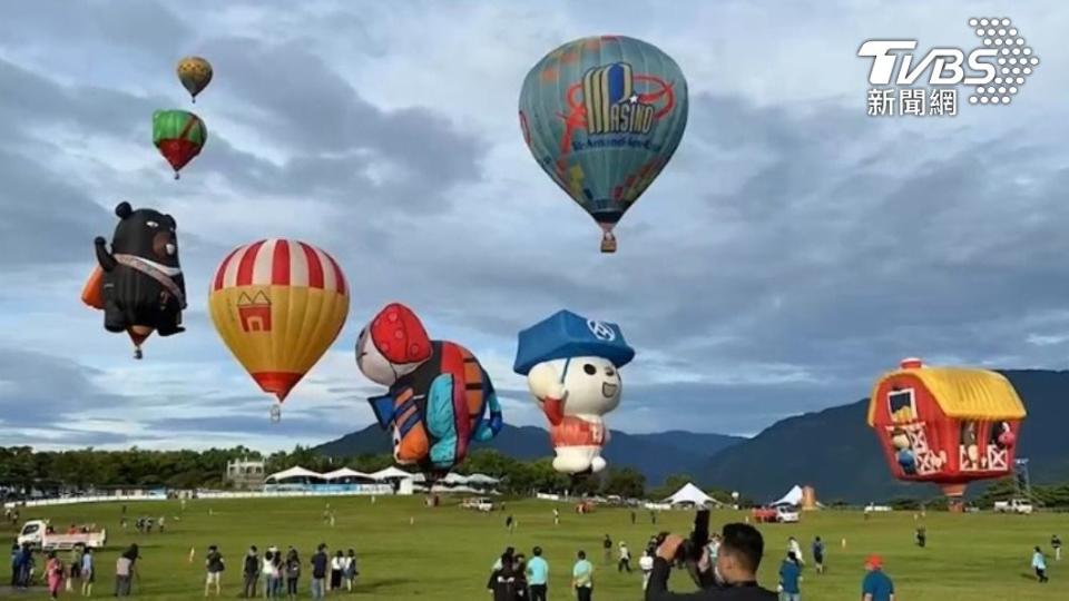 2022台灣國際熱氣球嘉年華上午場取消。(圖／台東縣政府)