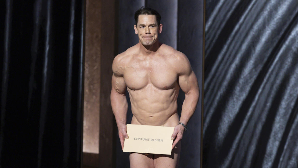  John Cena naked at the 2024 Oscars. 