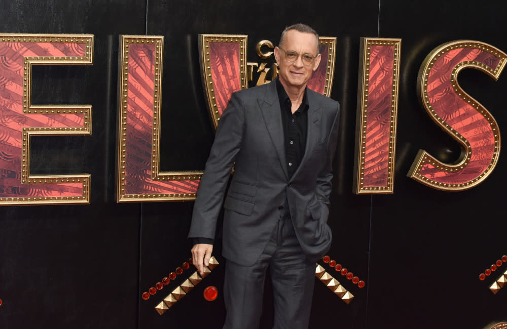 Tom Hanks was happy to blend into the background in 'Elvis' credit:Bang Showbiz