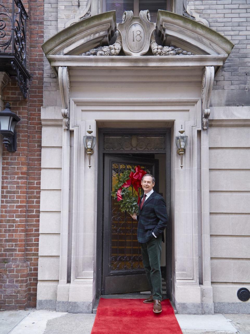 christmas door decoration richard keith langham