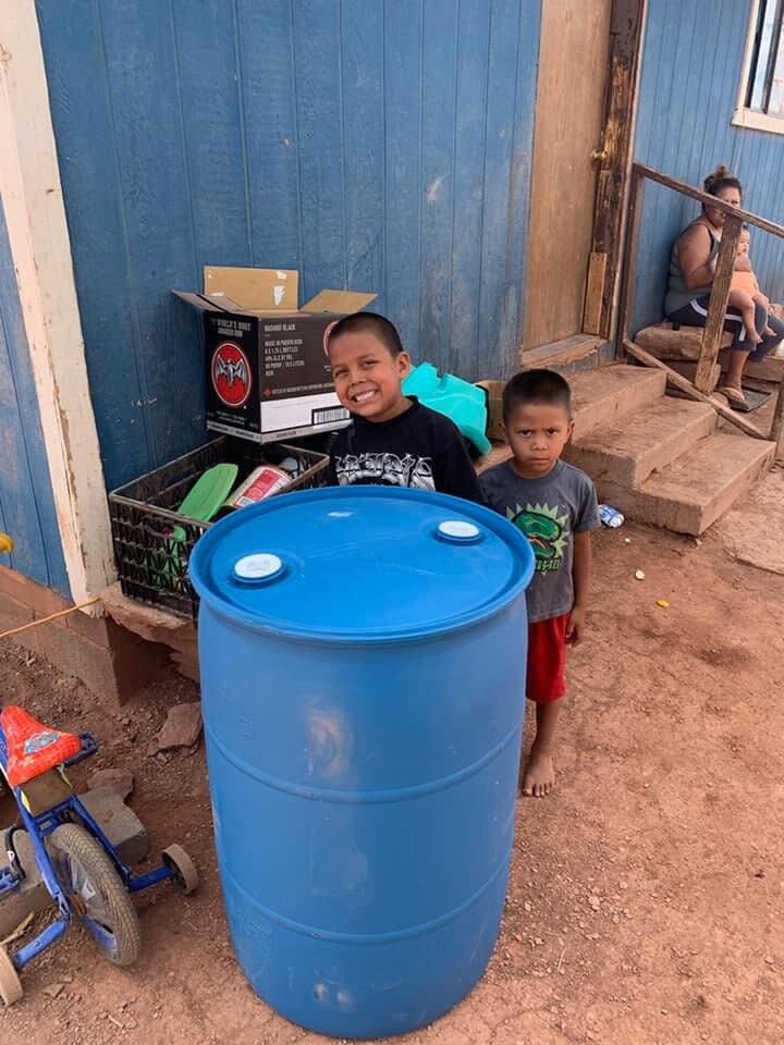 Water Warriors United delivers clean water to families in the Navajo Nation.<span class="copyright">Courtesy Zoel Zohnnie —Water Warriors United/Pandemic of Love</span>