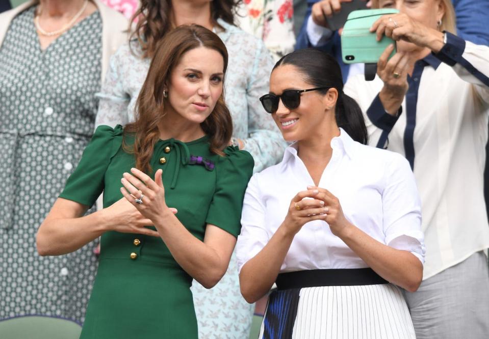 Meghan and Kate Wimbledon 2019