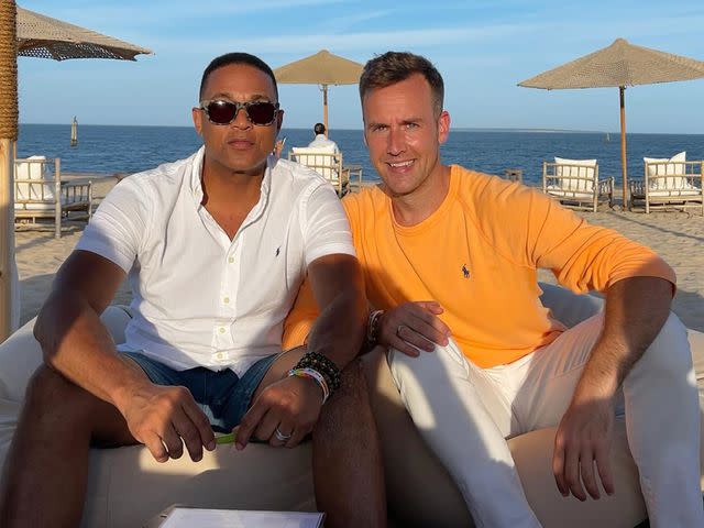 <p>Don Lemon Instagram </p> Don Lemon (left) and Tim Malone