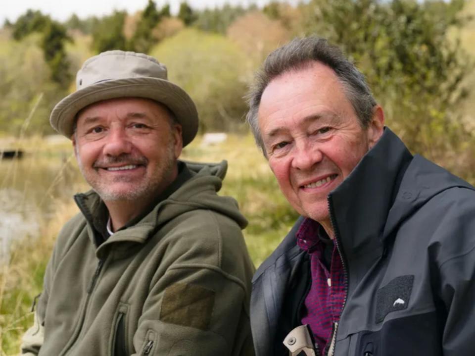 Bob Mortimer and Paul Whitehouse on ‘Gone Fishing’ (BBC)