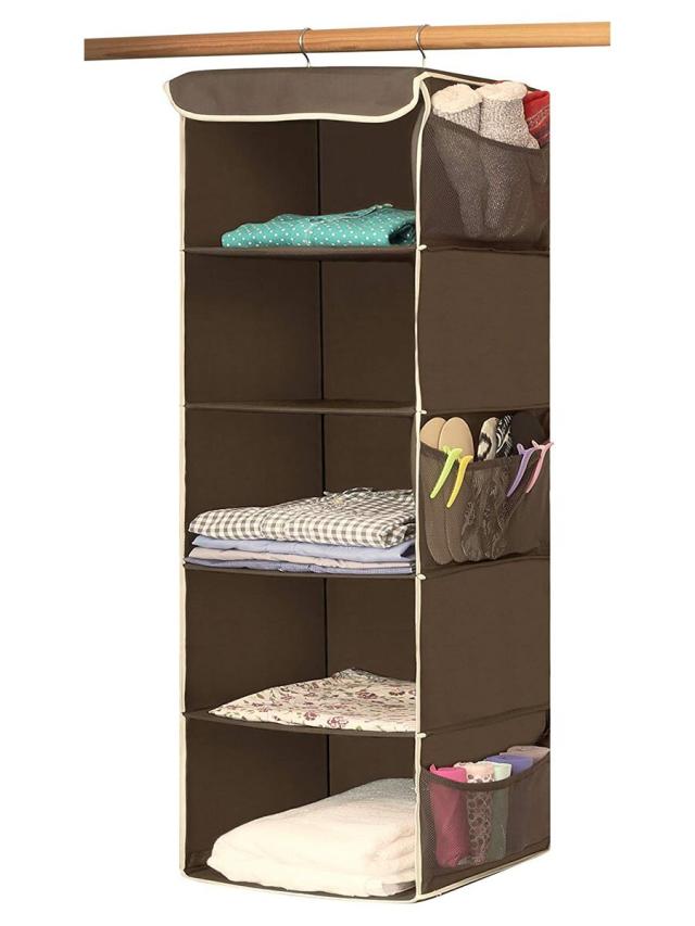 Bestier Simple Houseware Closet Underwear Organizer Drawer Divider 4 Set  Beige