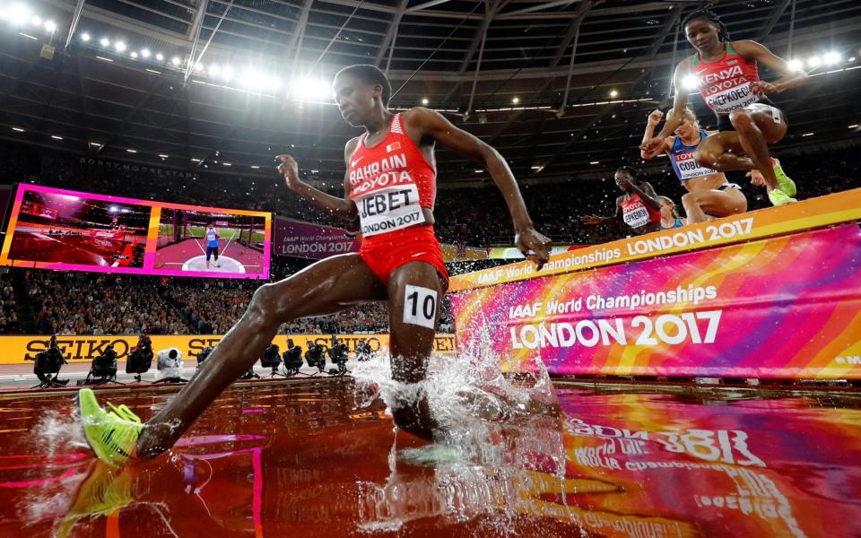 Olympic 3000m steeplechase champion and world record-holder Ruth Jebet is also on the list - REUTERS