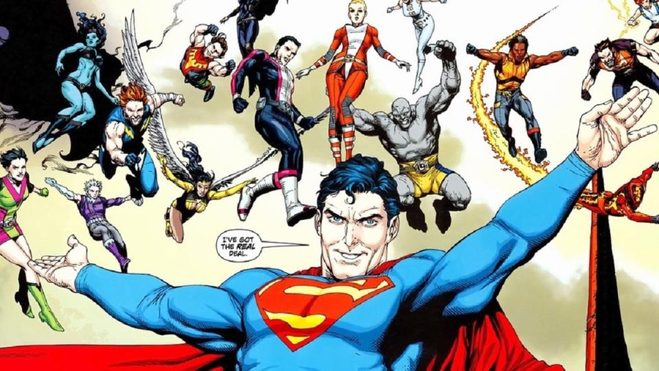 Superman and the Legion of Super-Heroes, art by Gary Frank.