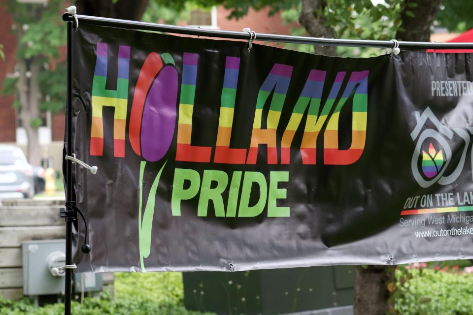 Hollanders celebrate diversity during the city-sponsored annual Pride Festival on Saturday, June 25, at Centennial Park.