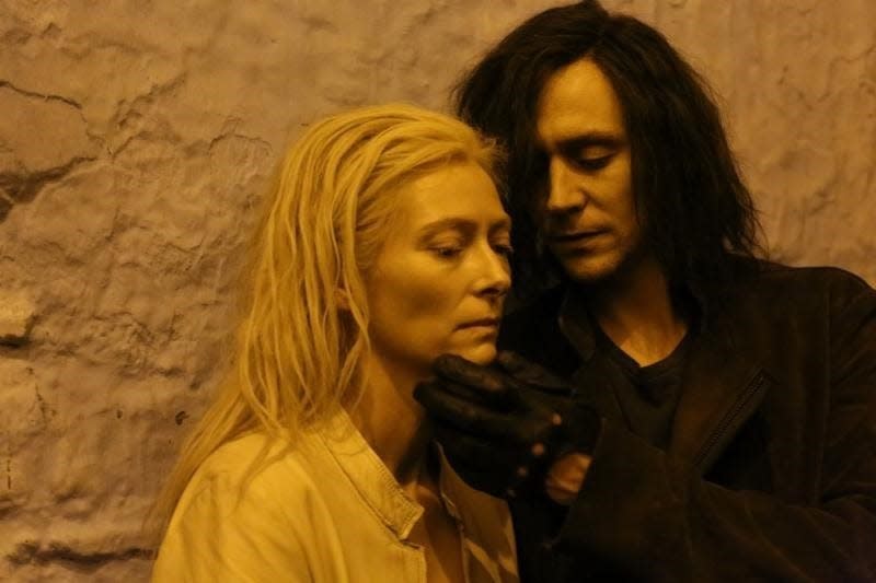 "Only Lovers Left Alive" starring Tilda Swinton and Tom Hiddleston.