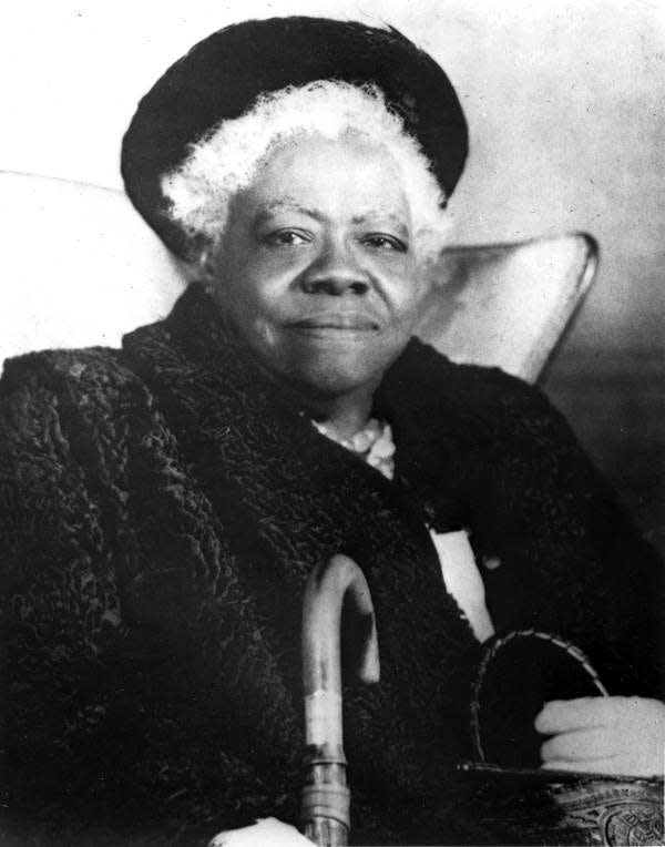 Mary McLeod Bethune in St. Augustine around 1950.