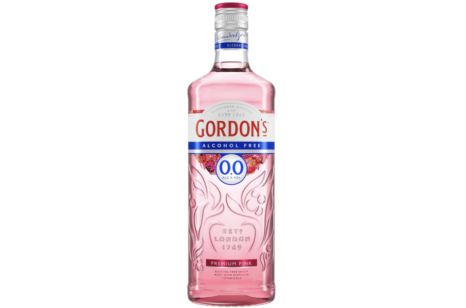 Gordon's Premium Pink 0,0 % Alkoholfrei.