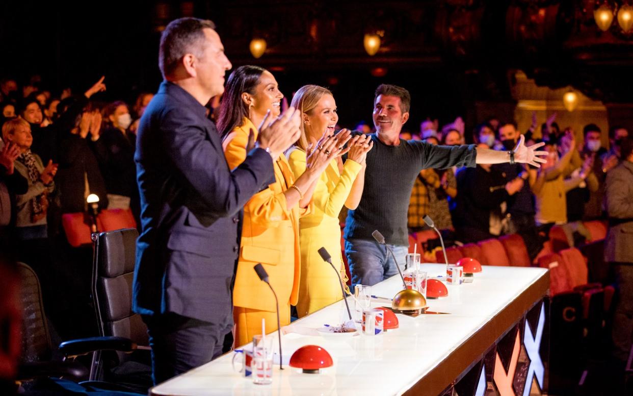 The judges of ITV's Britain's Got Talent: David Walliams, Alesha Dixon, Amanda Holden and Simon Cowell - ITV