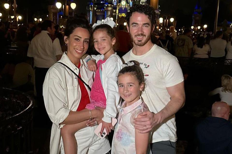 <p>Kevin Jonas/Instagram</p> Danielle Jonas, Valentina Jonas, Alena Jonas, and Kevin Jonas