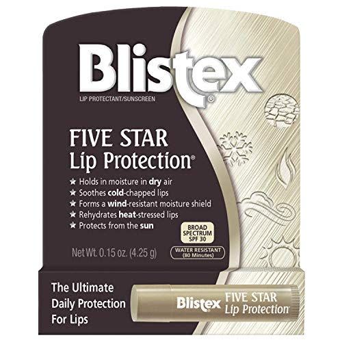 <p><strong>Blistex</strong></p><p>amazon.com</p><p><strong>$64.47</strong></p><p><a href="https://www.amazon.com/dp/B003AXUQOO?tag=syn-yahoo-20&ascsubtag=%5Bartid%7C10055.g.37211432%5Bsrc%7Cyahoo-us" rel="nofollow noopener" target="_blank" data-ylk="slk:Shop Now;elm:context_link;itc:0;sec:content-canvas" class="link ">Shop Now</a></p><p>Not only does this lip balm protect lips from the sun's harmful rays and lock in moisture, it<strong> also helps protect lips from wind and heat</strong>. Dr. Davis recommends this lip balm as an affordable drugstore option that works well. </p>