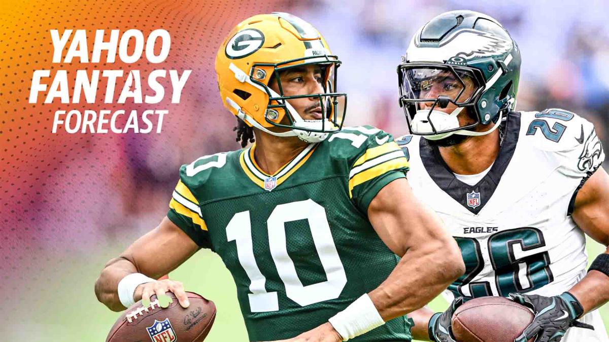 Packers-Eagles props: Where to follow Jordan Love, fade Saquon Barkley | Yahoo Fantasy Forecast