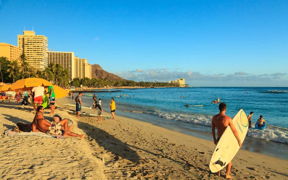 Learn to Surf: Waikiki Beach, Oahu, Hawaii