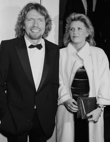 <p>Dave Hogan/Hulton Archive/Getty </p> Richard Branson and Joan Templeman, circa 1985.