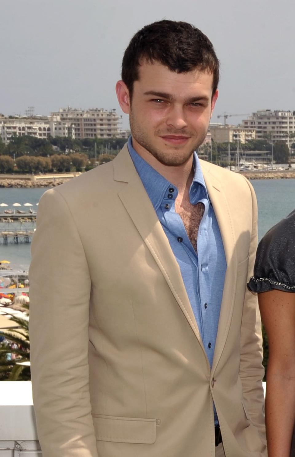 Closeup of Alden Ehrenreich