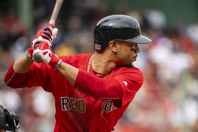 Red Sox's Mookie Betts hits for cycle for first time in his career