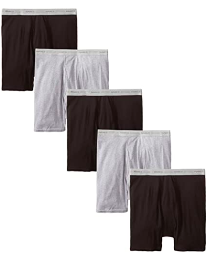 Hanes Men's ComfortFlex Waistband Boxer Brief, Pack of 5, S$22.46. PHOTO: Amazon