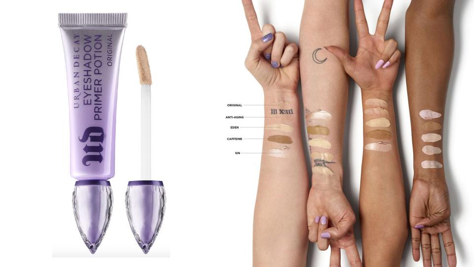 Lock your eyeshadows into place with the Urban Decay EyeShadow Primer Potion.