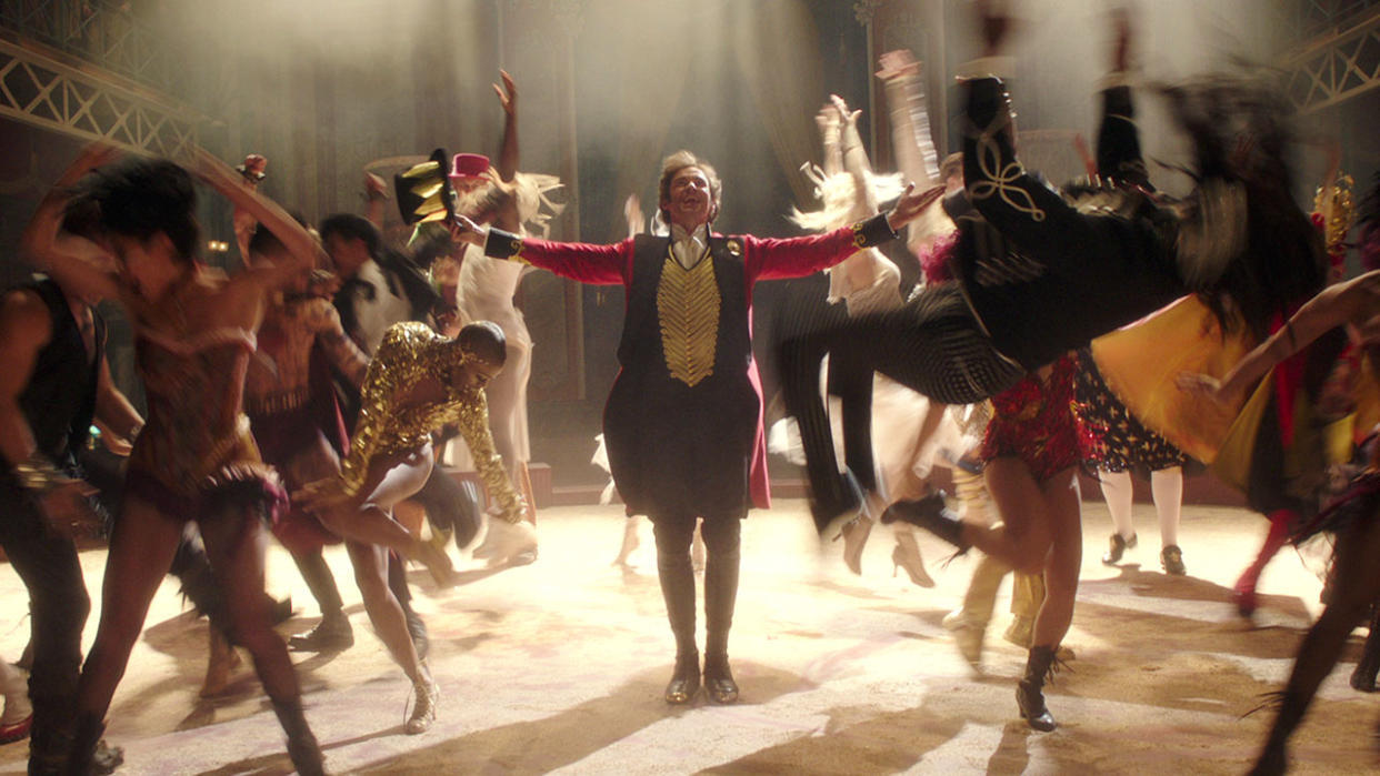 Hugh Jackman is PT Barnum in this lavish new musical (20th Century Fox)