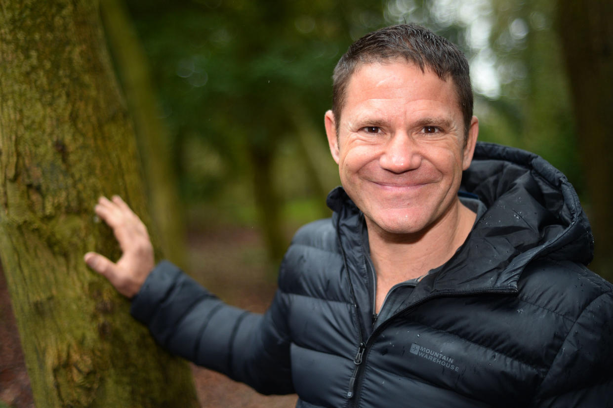 Steve Backshall and Mountain Warehouse host activity morning of den building and orienteering, to celebrate the launch of new kidswear collection on April 4, 2018. (Photo by Eamonn M. McCormack/Getty Images for Mountain Warehouse)