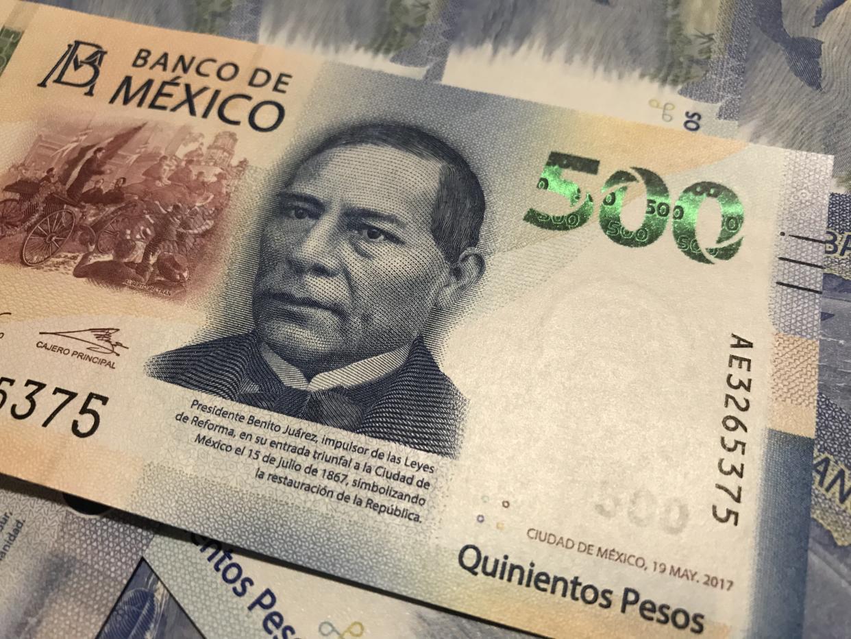 El peso mexicano, como el resto de monedas de Latinoamérica, está sufriendo un duro castigo. Foto: Getty Images. 