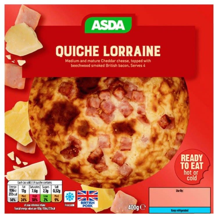 Asda quiche lorraine