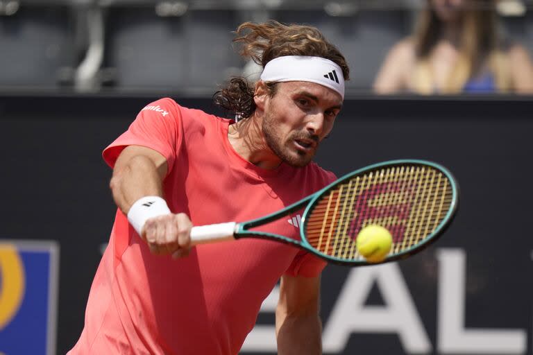 Stefanos Tsitsipas fue campeón este año en Montecarlo y se perfila para dar pelea en Roma