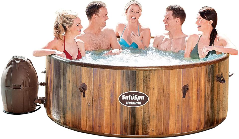 bestway saluspa helsinki airjet inflatable hot tub