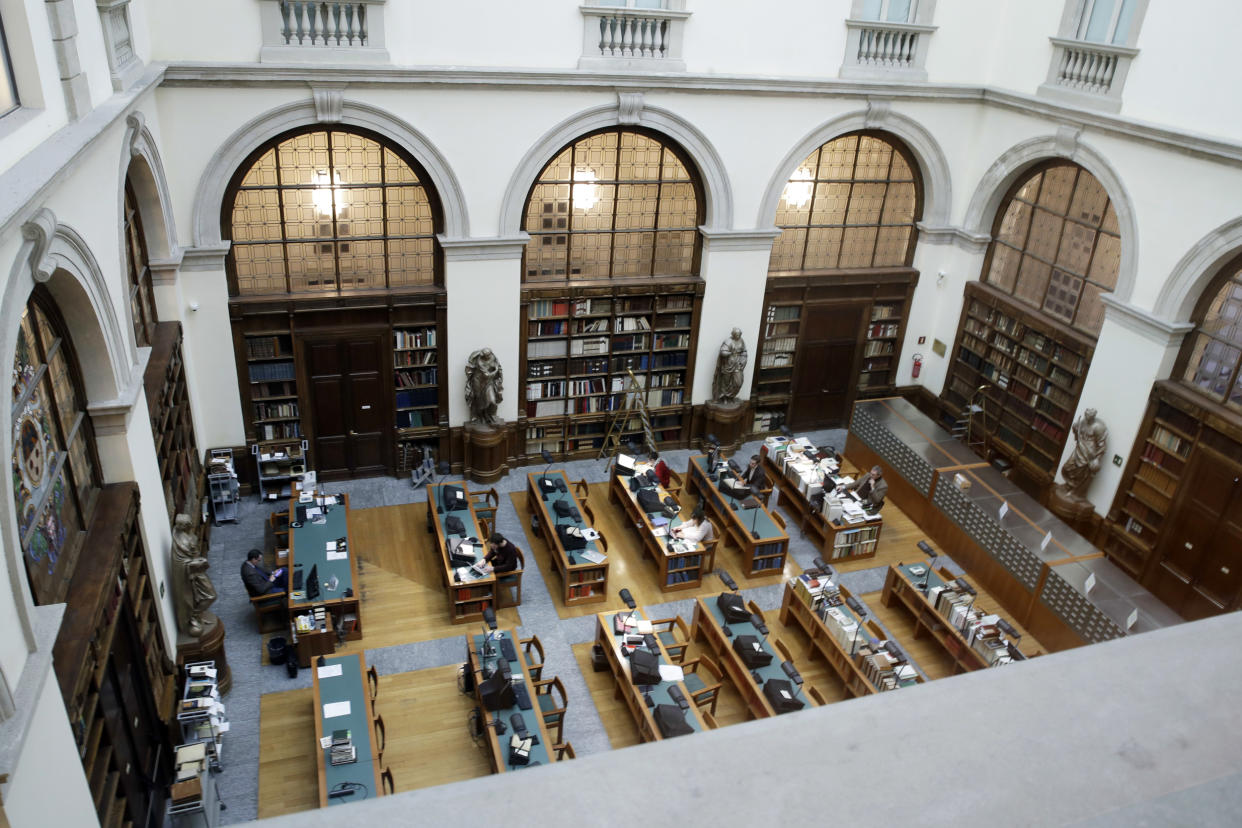 Ambrosiana Library in Milan. (Luca Bruno / AP file)