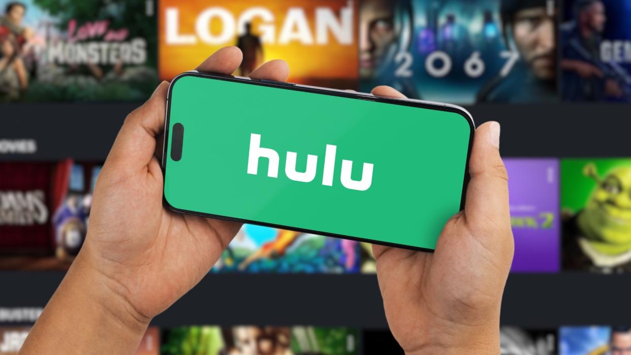  Hulu on an iPhone. 