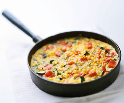 This vegetable frittata is a quick, crowd-pleaser.