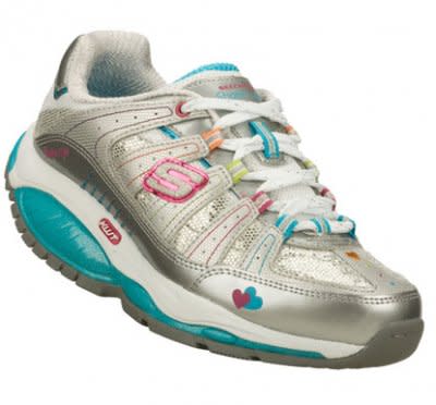 Sketchers is marketing their new Shape-up toning shoes to girls. (Photo: Sketchers.com)