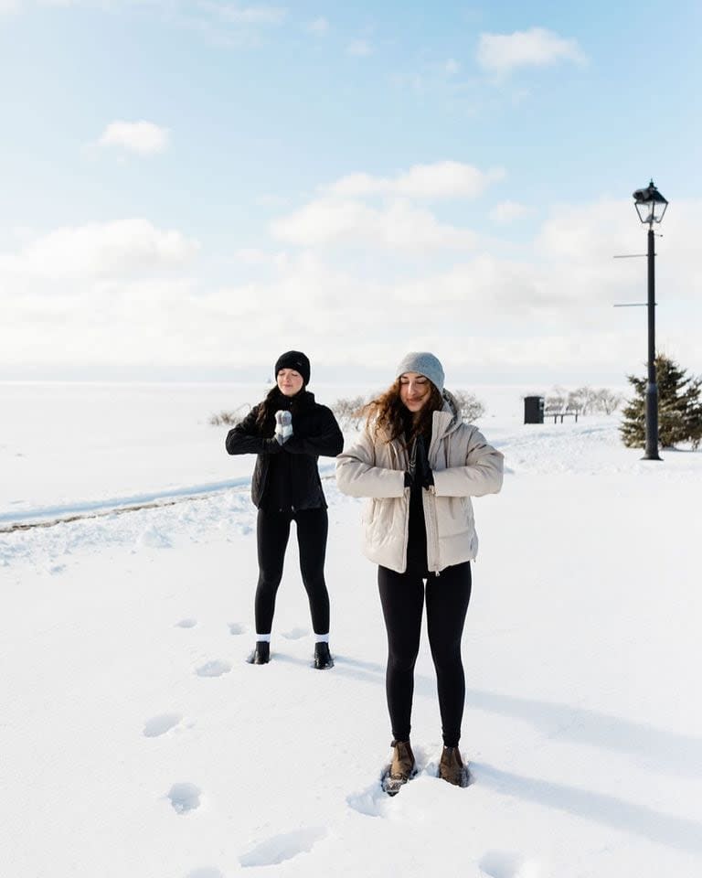 The Winter Warmth Festival in Summerside includes 20 different events, including snow yoga.