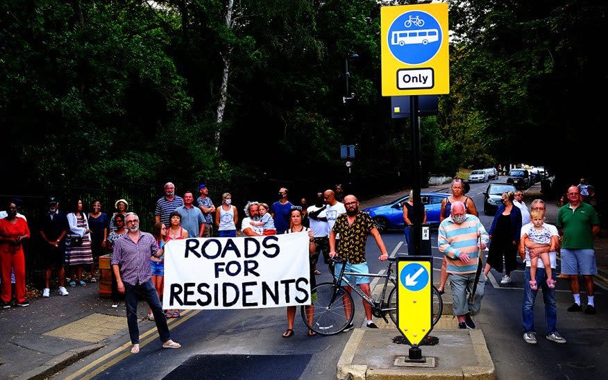 protesters - Andy Blackmore/Triangle News 