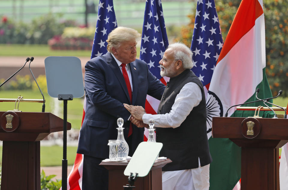 India US Trump