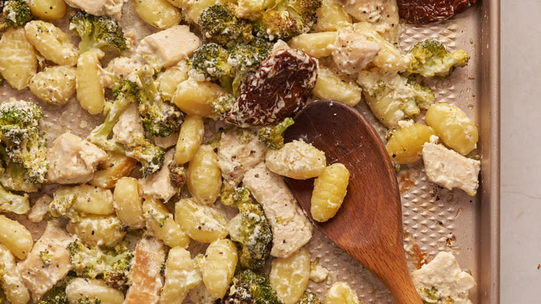Sheet Pan Gnocchi with Chicken and Broccoli