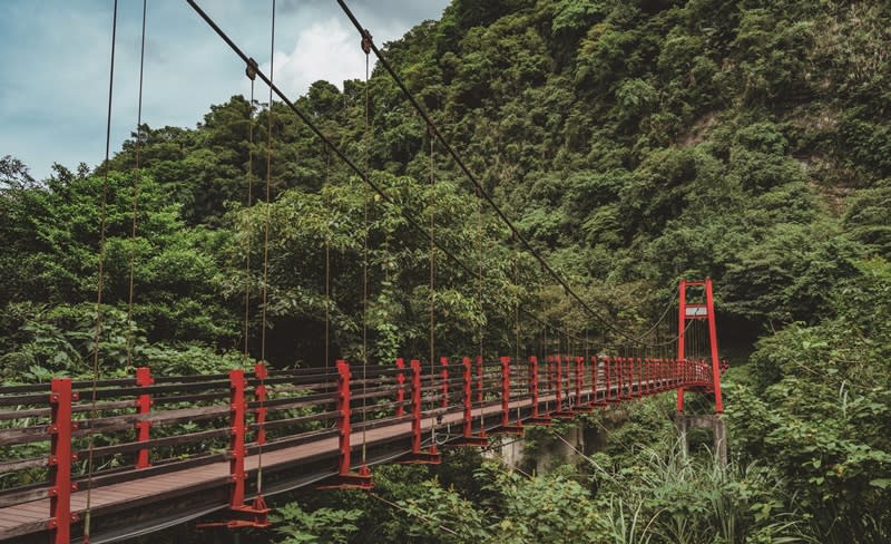 石碇淡蘭吊橋。攝影/Ray