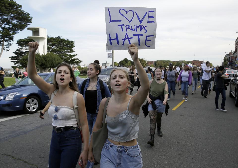 Protests after Donald Trump’s victory