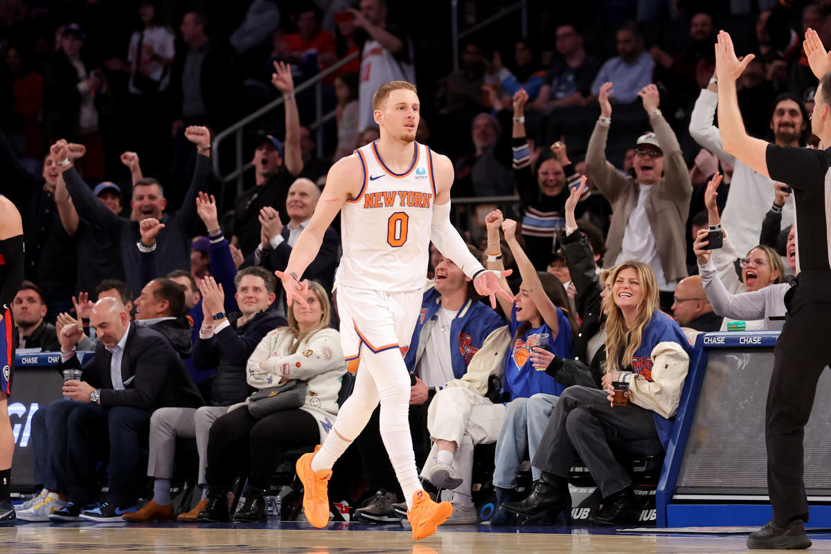 Donte DiVincenzo torches Pistons, sets new Knicks record with 11 3-pointers