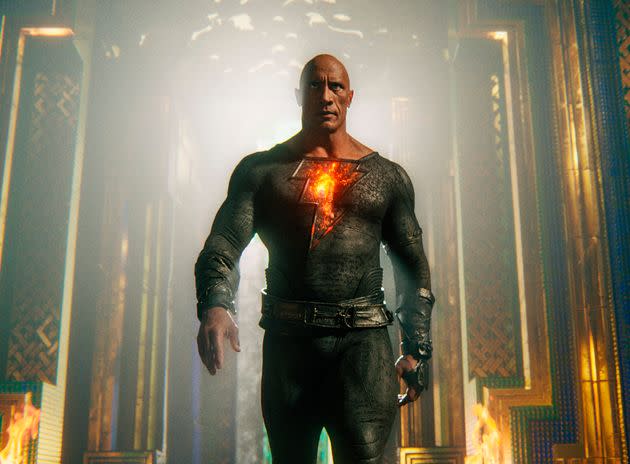 This image released by Warner Bros. Pictures shows Dwayne Johnson in a scene from 