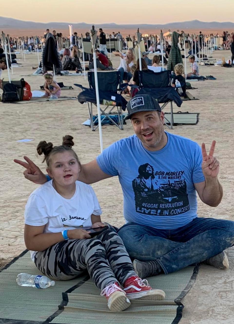 Asia Atwater poses for a photo with her father Clint Atwater. Asia, who had 2q23.1 microdeletion syndrome and suffered from daily seizures, sometimes more than 50 a day, didn’t have a single seizure for 7 1⁄2 years after her first dose of CBD oil. In August 2022, she had three breakthrough seizures and died from the third one at age 16. | Atwater family photo