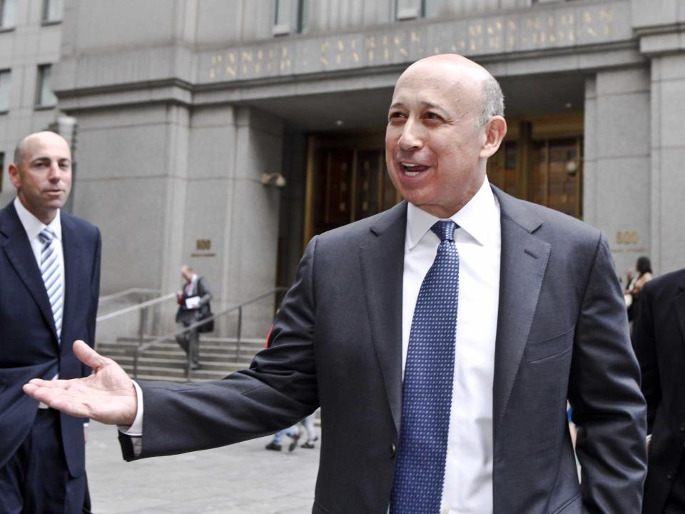 lloyd blankfein, goldman sachs