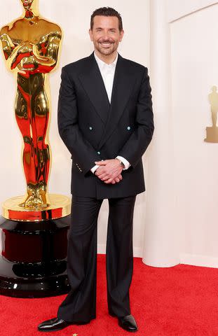 <p>Mike Coppola/Getty</p> Bradley Cooper at 2024 Oscars