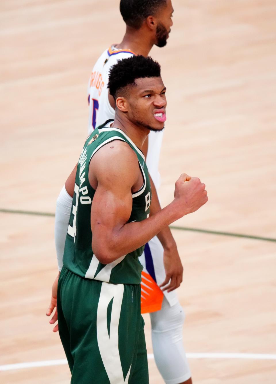 Giannis Antetokounmpo is the sixth player in NBA Finals history with back-to-back 40-point games.