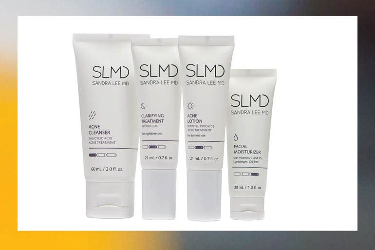 Dermatologist Dr. Sandra Lee, also known as Dr. Pimple Popper, launched her SLMD skin-care line, which includes cleanser, acne treatments, and moisturizer.