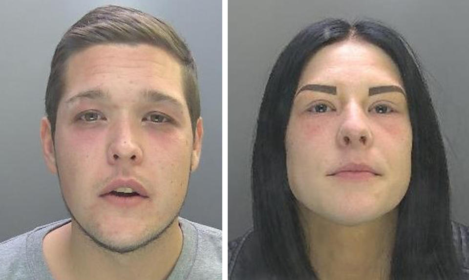 Kane Mitchell and Lucci Smith have been sentenced over Teddie's death. (PA/Cambridgeshire Police)