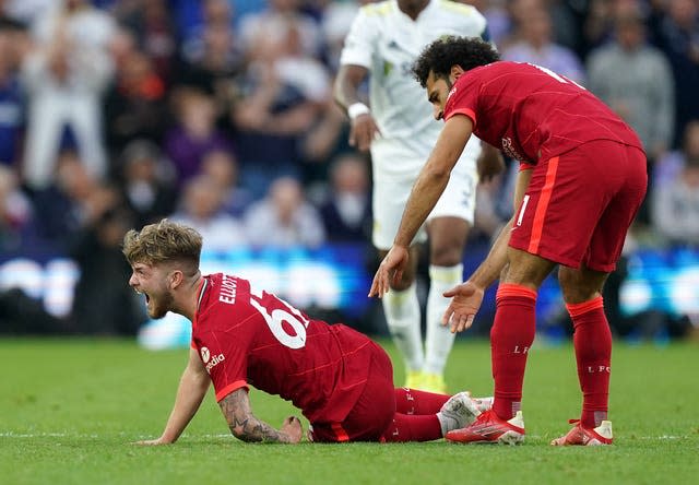 Struijk's challenge left Elliott with a fracture dislocation of his left ankle (Mike Egerton/PA).